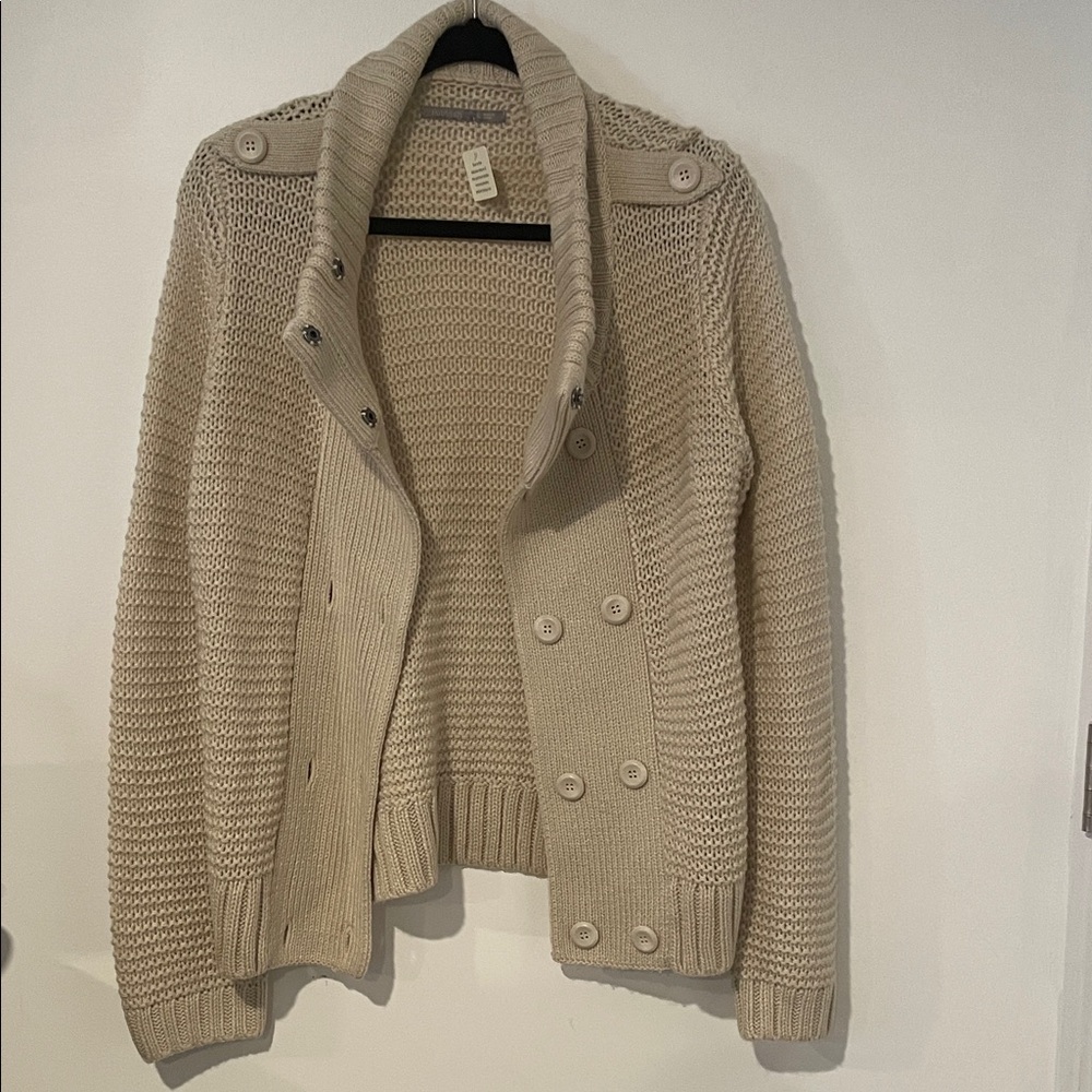 Rubbish Tan Cardigan Sweater